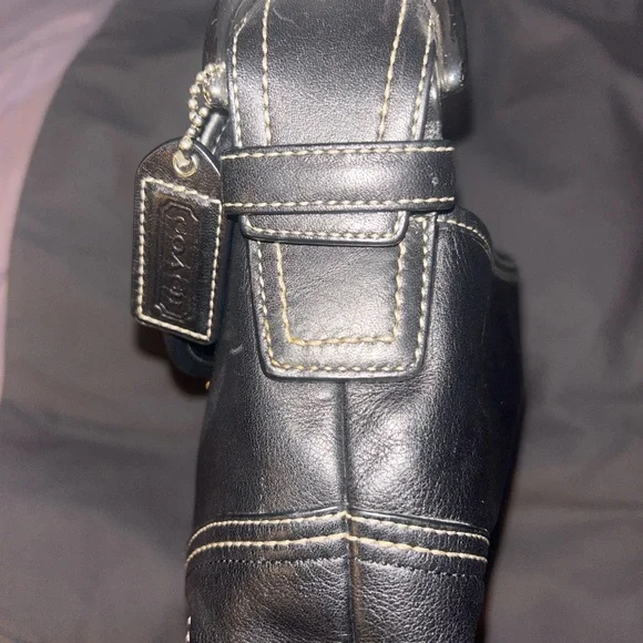 Coach Y2k Soho Black Vintage Buckle Shoulder Bag Purse D0778 F10192 - Picture 6 of 16